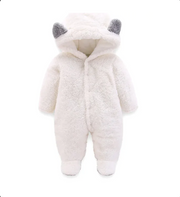 Winter Baby Jumpsuit Newborn Warm Thick Baby Romper