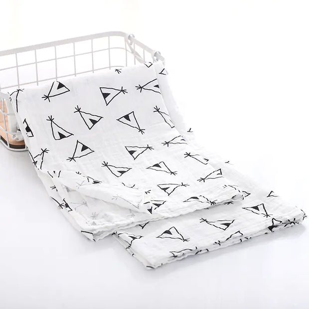 Gauze Cotton Bath Towel and Stroller Sunshade Towel