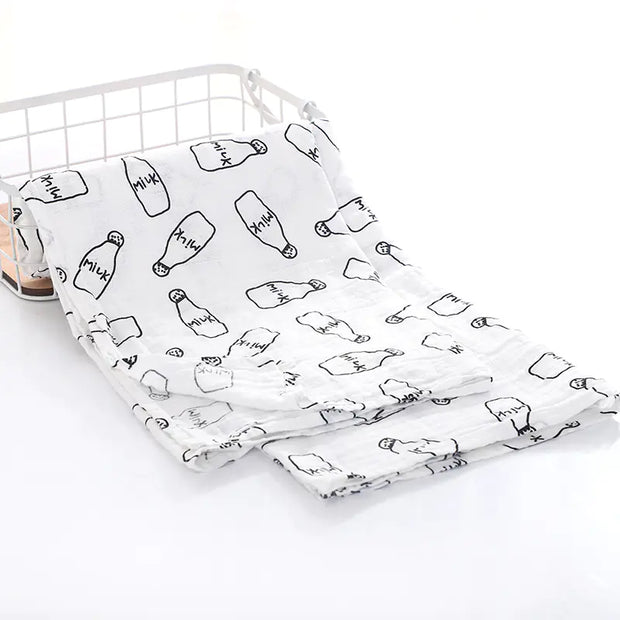 Gauze Cotton Bath Towel and Stroller Sunshade Towel
